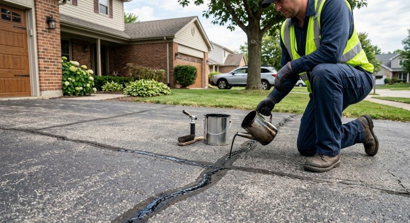Asphalt Cracks Repair in Los Angeles, CA