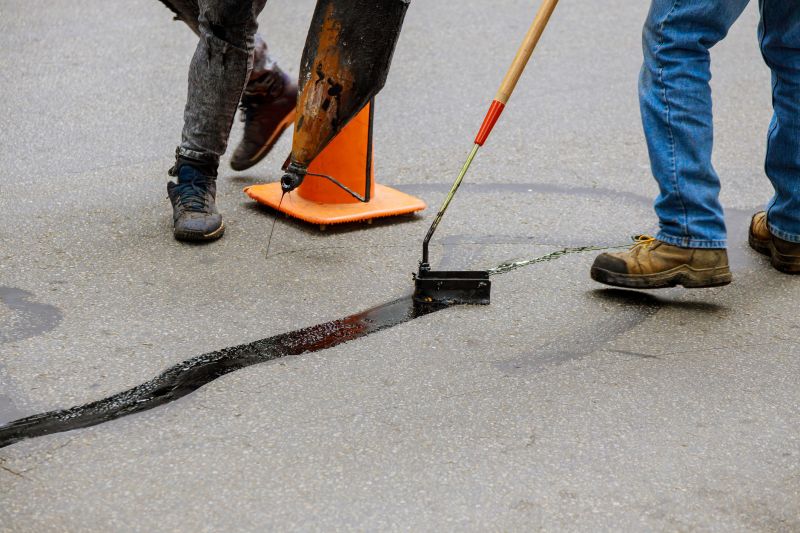 Crack Repair on Asphalt